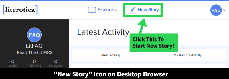 New Story Icon Desktop