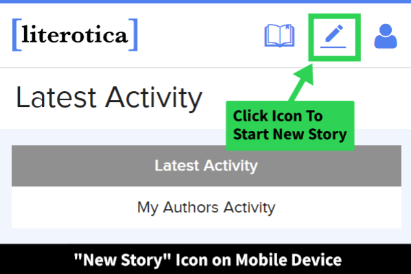 New Story Icon Mobile